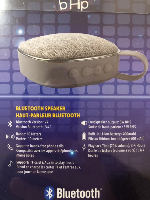 Portable Bluetooth Speaker (Brand New) in Speakers in Ottawa - Image 2