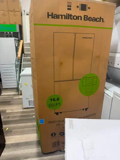 Fridge - Hamilton Beach 33 "  16.6 Cu. Ft. French Door HBF1662, View more
