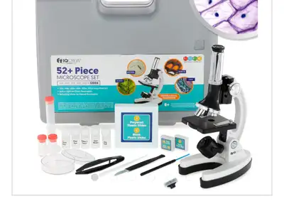 Brand new sealed Available in stock AmScope M30 Series 52-pcs STEM Microscope Kit for Kids 120X-1200...