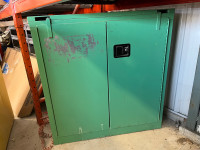 Corrosive materials cabinet 