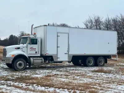 2014 Peterbilt 346 tandem steam/wash truck New drop in PX9,330 horsepower engine. Allison automatic...