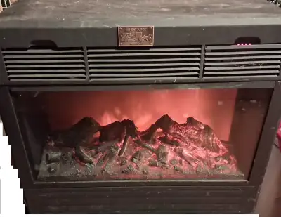 Electric fireplace insert .Working, View more