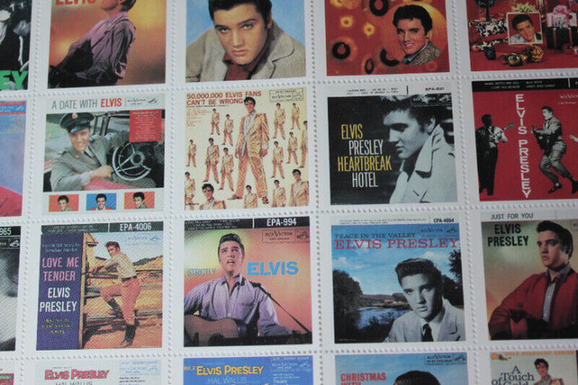 1993 Elvis Stamps Full Sheet _VIEW OTHER ADS_ in Arts & Collectibles in Kitchener / Waterloo - Image 4
