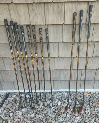 Ladies RH golf clubs with bag and cart for $100, View more