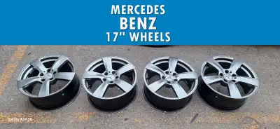 Mercedes-Benz 17" Wheels for Sale!! Wheel Size: 17" inch Wheel Width: 8 inches Bolt Pattern: 5X112 E...