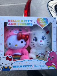 Hello Kitty x Care Bears 2pk plush