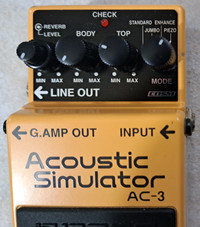 Boss AC-3 Acoustic Simulator Guitar Pedal