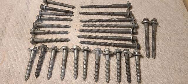 1/2 inch Galvanized Lag Screws in Hardware, Nails & Screws in London