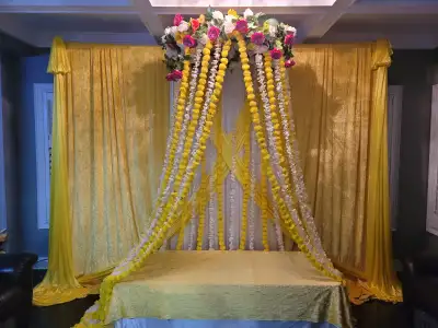 We Provide customize Package for your function Mandap Decor Backdrops, The head table, Cake table Ce...