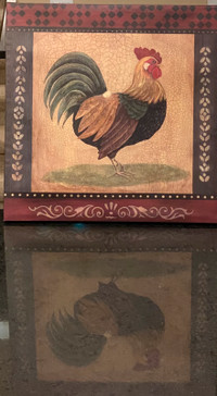 Jo Moulton Country Rooster Gallery Wrapped Canvas Art