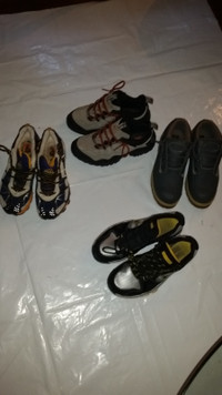 A few pairs of men's sneakers....