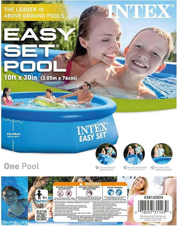 BNIB Intex 10ft x 30in Easy Set Pool in Hot Tubs & Pools in Windsor Region
