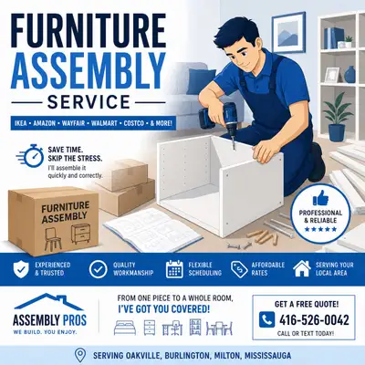 Furniture Assembly Service, View more