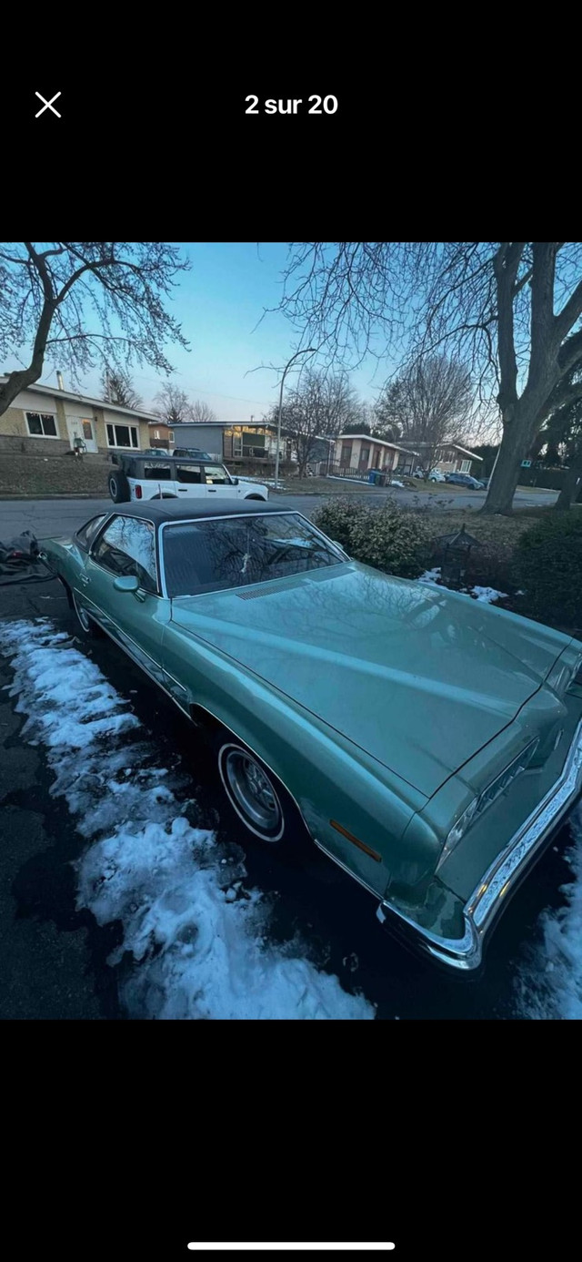 Pontiac lemans 1973 dans Autos et camions  à Ouest de l’Île - Image 2