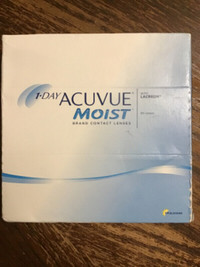 Day Acuvue Moist Brand contact lenses / lentilles  -1,50