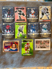 Lot 11 cartes Parallèle UD Hockey Deep roots Dazzlers Lunch Box