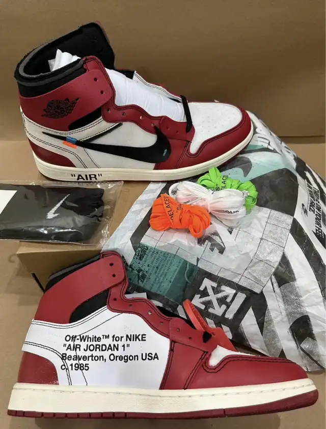 jordan 1 off white chicago in Men's Shoes in City of Toronto - Image 3