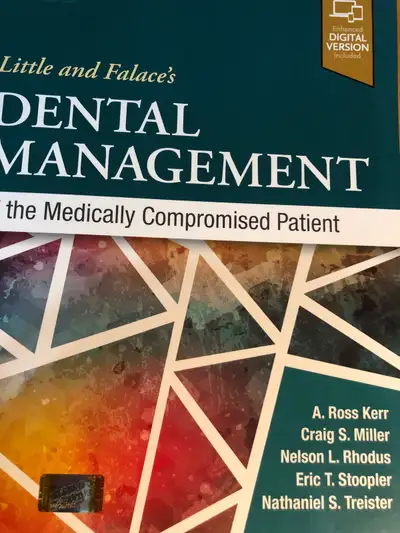 I am selling the 'Dental Management of the Medically Compromised Patient' textbook, which provides e...