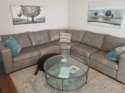 Leather Sectional Sofa, View more