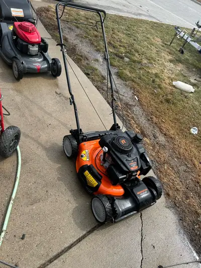 I am selling a Remington self-propelled lawnmower that features a reliable engine and a user-friendl...