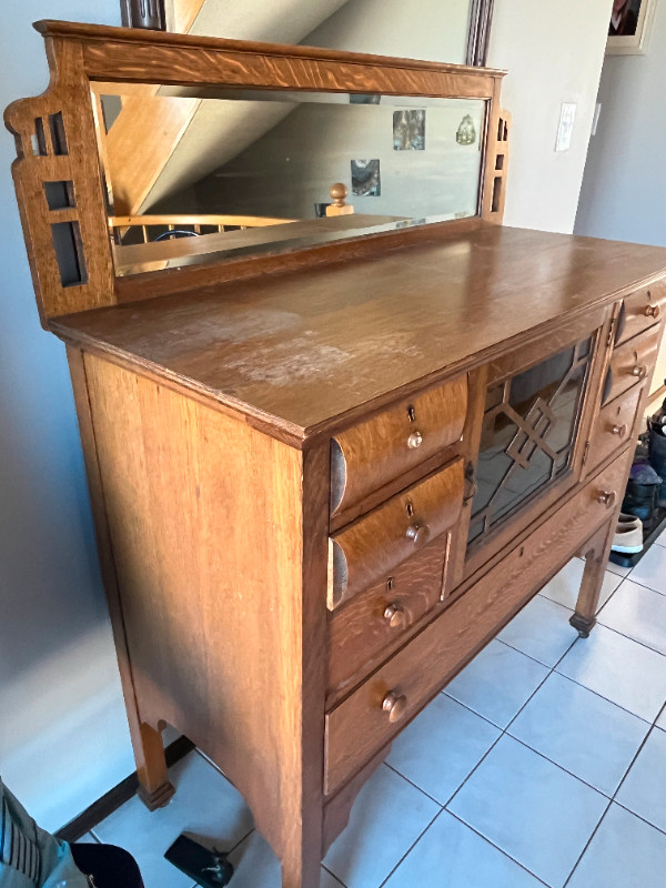 Estate sale vintage sideboard, chest, cabinet in Hutches & Display Cabinets in St. Albert - Image 2