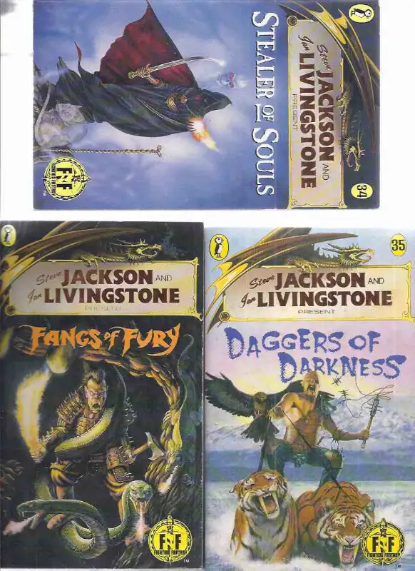 6 VOLUMES Steve Jackson Ian Livingstone F/F - Fighting Fantasy in Fiction in Oakville / Halton Region - Image 5