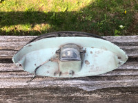 Vintage original Volkswagen Beetle Bug license light housing 