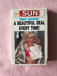 Toronto Sun Sunshine Girl playing cards $20