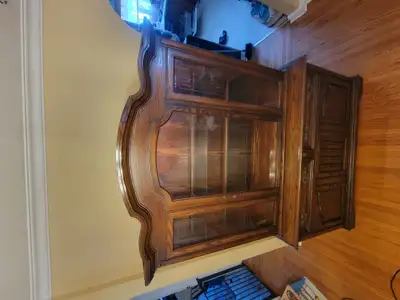 2 Piece Oak Hutch, View more