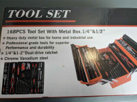 （price firm ） brand new 168 pcs tool set with box