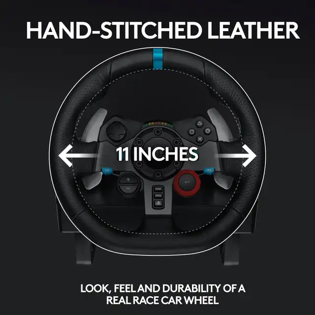 Logitech G29 Driving Force Racing Wheel and Floor Pedals in PC Games in City of Montréal - Image 6