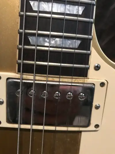 1985 Tokai LoveRock Made in Japan Goldtop Zebra Tokai Pickups, View more