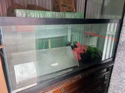 I have 2 fish tanks for sale both hold water and are 75 gallons One is drilled on the top left Price...