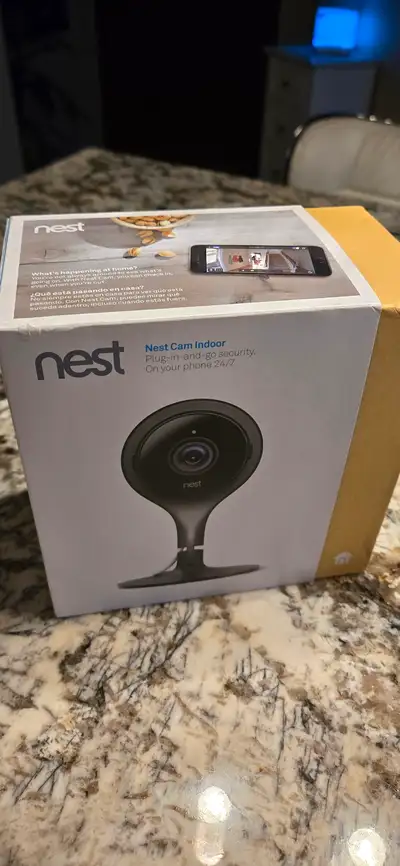 Google Nest Cam Indoor - Wired Indoor Camera for Home Security, View more