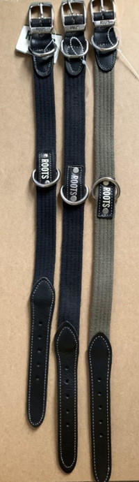 ROOTS Dog Banff Collar 24, 23, 21 inch length Brand New with Tag