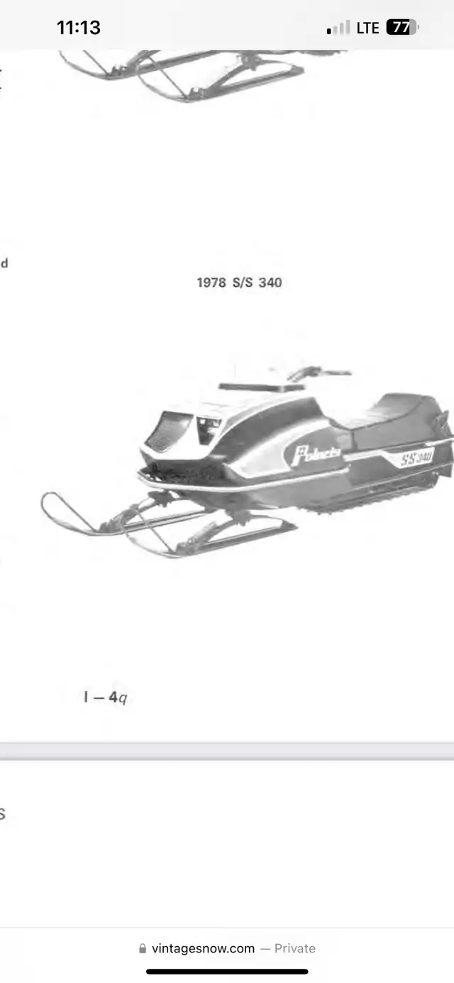 wanted 1978 polaris s/s 340 in Snowmobiles in Saskatoon - Image 2