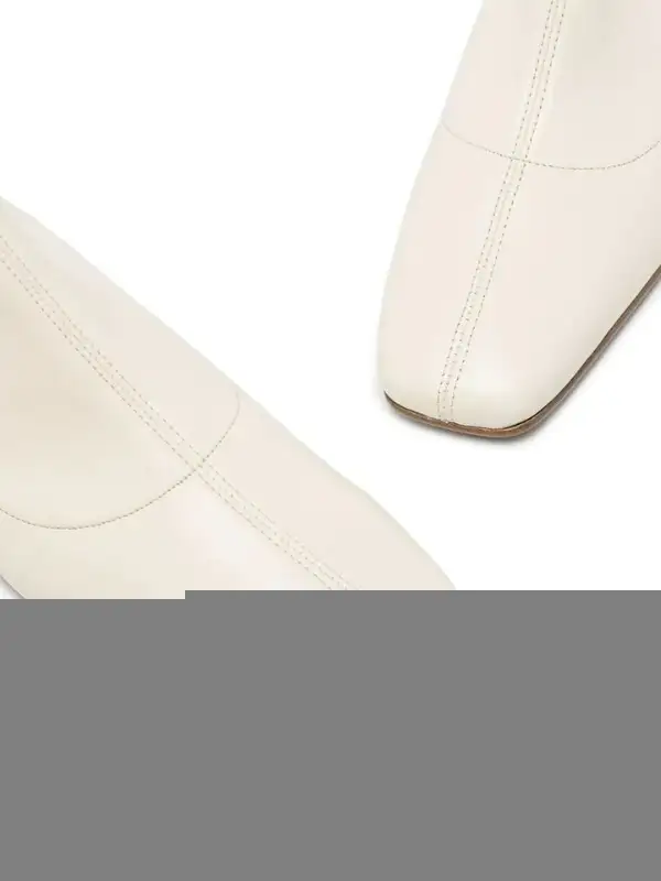BY FAR Este 30mm square-toe ankle boots WHITE NEW IN THE BOX SIZ in Women's - Shoes in Markham / York Region - Image 4