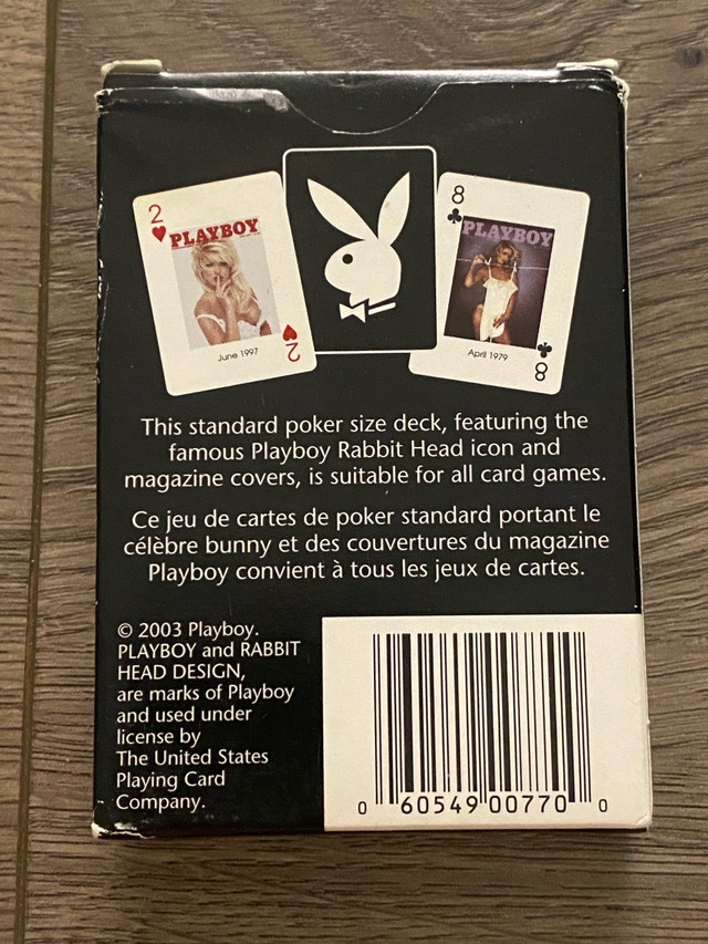 Playboy Playing Deck of Cards in Toys & Games in Burnaby/New Westminster - Image 3