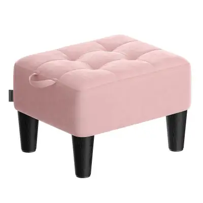 Velvet Storage Ottoman Footstool, View more