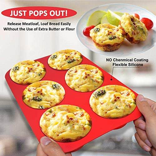 Walfos mega muffin silicone baking trays pack of 2 new in Kitchen & Dining Wares in Markham / York Region - Image 2