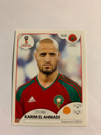 2018 PANINI FIFA WORLD CUP RUSSIA K. EL-AHMADI #162 MOROCCO