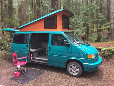 One owner, well maintained (professional receipts available) fully camperized. Sleeps 4 adults. Upda...