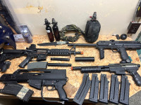Lot of paintball markers and few other things and ammo creat