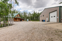 Spruce Grove Dream Shop & Comfortable Home on 9.5 Acres.