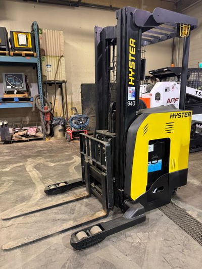 Hyster Model N25ZRS2 Year: 2016 3,500 lb. capacity A reconditioned electric narrow aisle forklift wi...