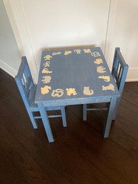 Kids Table and Matching Chairs
