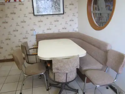 VINTAGE CORNER KITCHEN NOOK BEIGE, View more