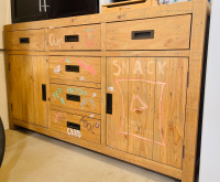 Wood Storage Cabinet