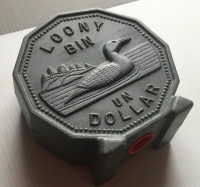 Loony Bin Plastic Loonie Coin Bank