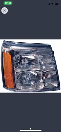 2003-2006 Cadillac Escalade Passenger Headlight